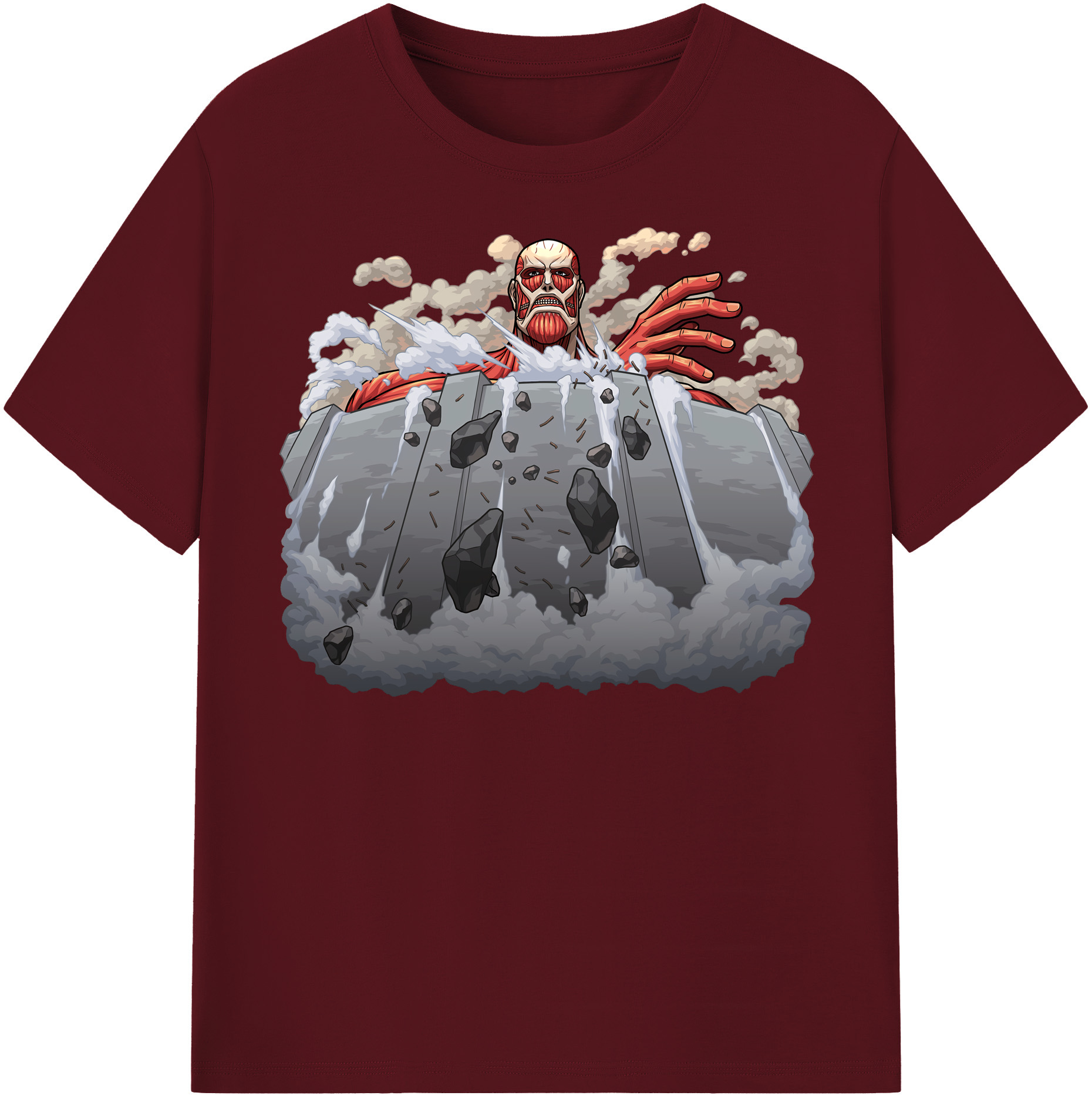 （画像用） 進撃の巨人 Attack on Titan 綿100％半袖Tシャツ（フロントプリント）